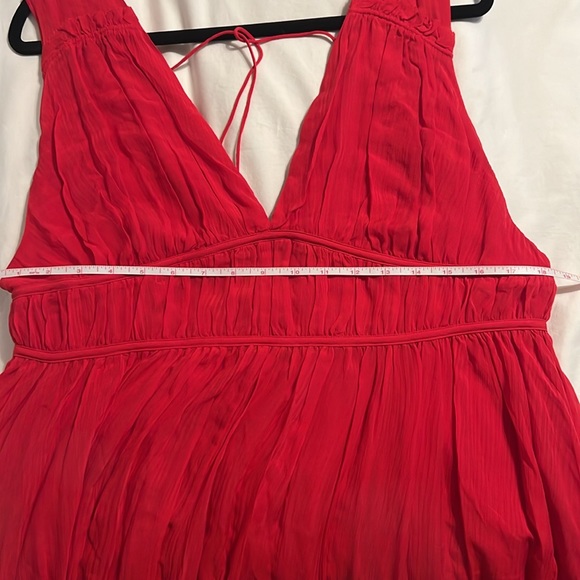 Banana republic tank flowy midi Red dress nwt large - Picture 5 of 8